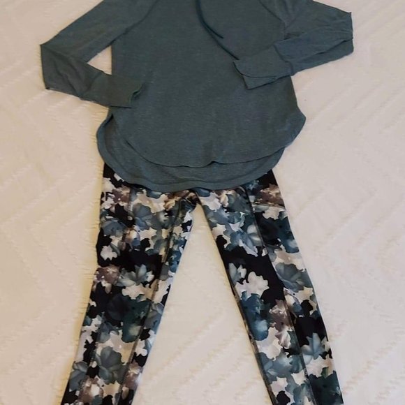 NWOT MARIKA WOMEN'S FULL BLOOM 3 PIECE ACTIVEWEAR SET SZ. M - Picture 6 of 7